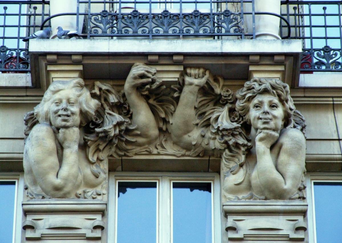 Immeuble 39 rue Réaumur réalisé par Germain Salard (1899-1900) 