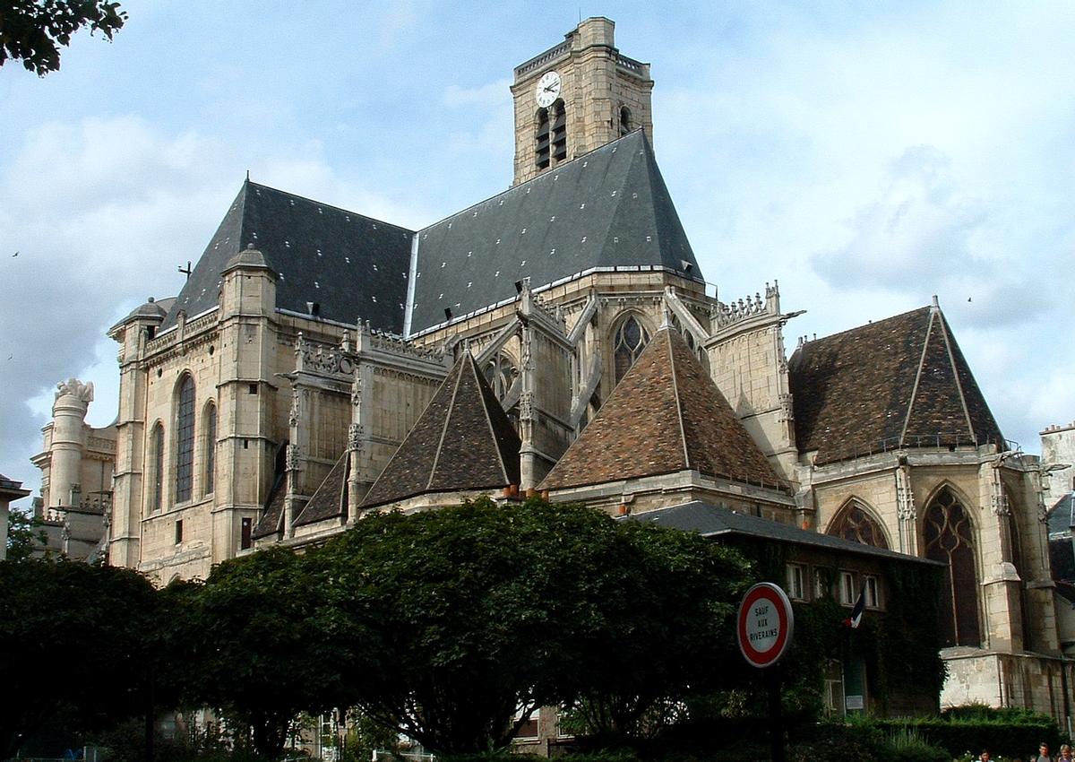 Paris - Eglise Saint-Gervais-Saint-Protais - Vu du chevet 