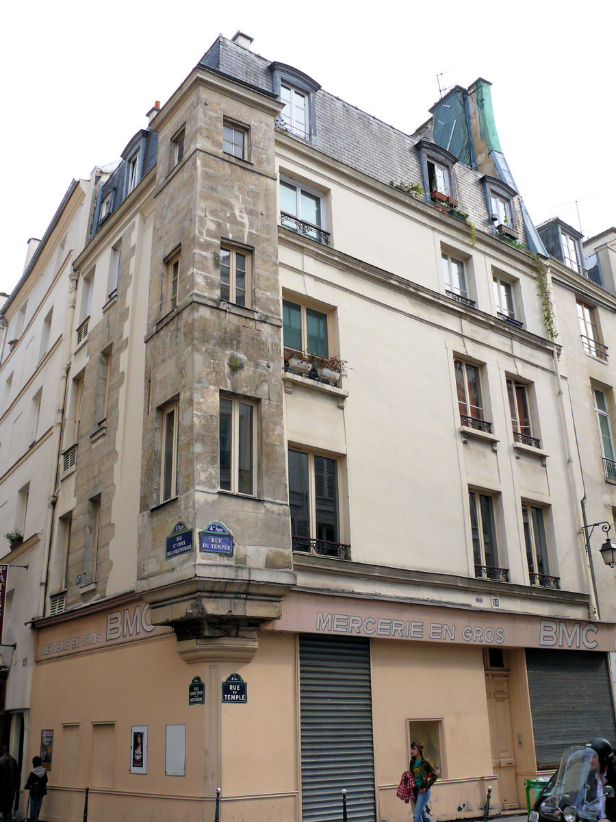 Paris 4ème arrondissement - Immeuble 24 rue du Temple 
