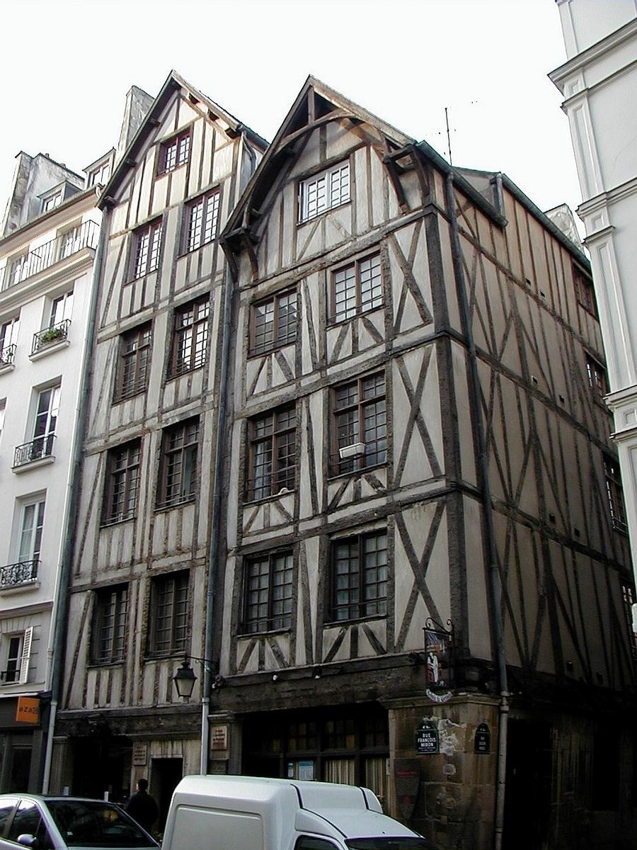 Fachwerkbau der 11 & 13 rue François Miron, Paris 