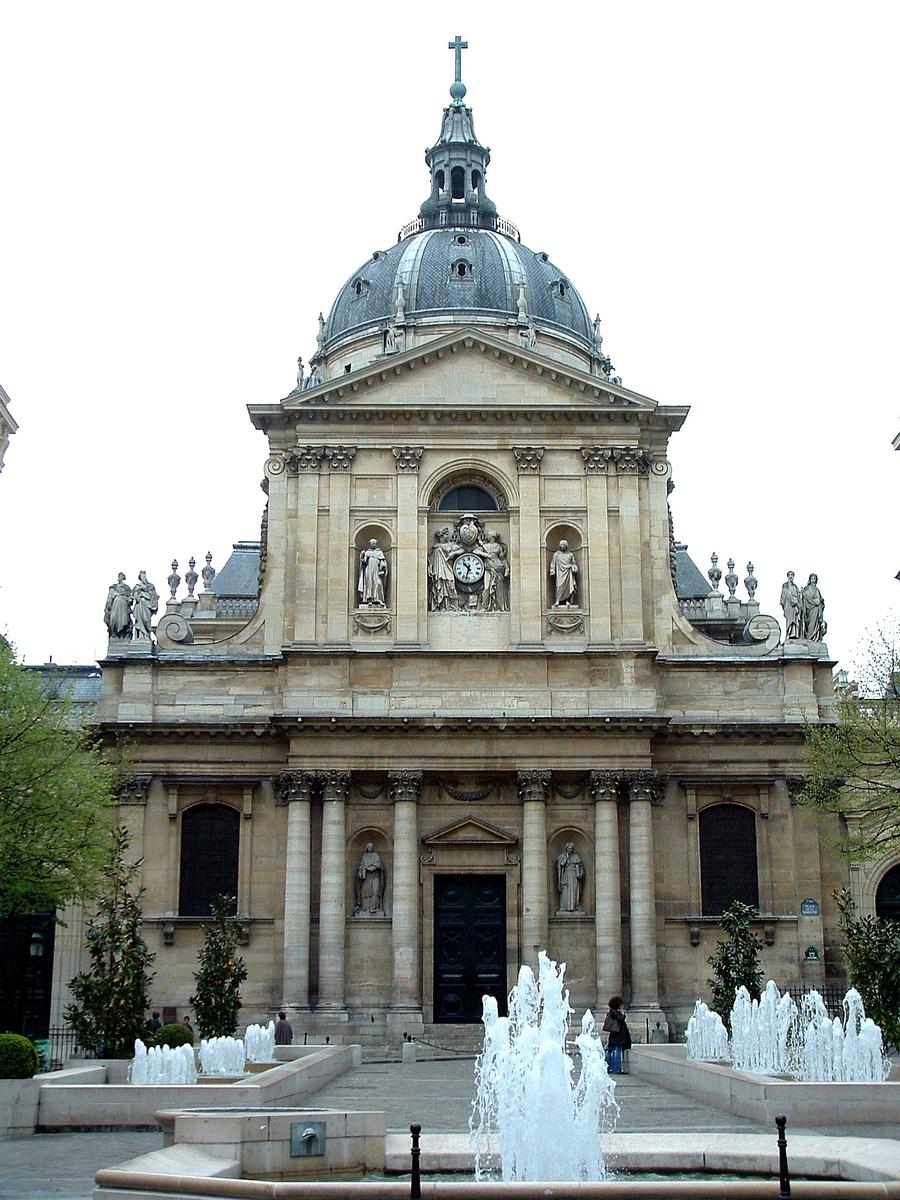 Chapelle de La Sorbonne - Façade sur la place de La Sorbonne 