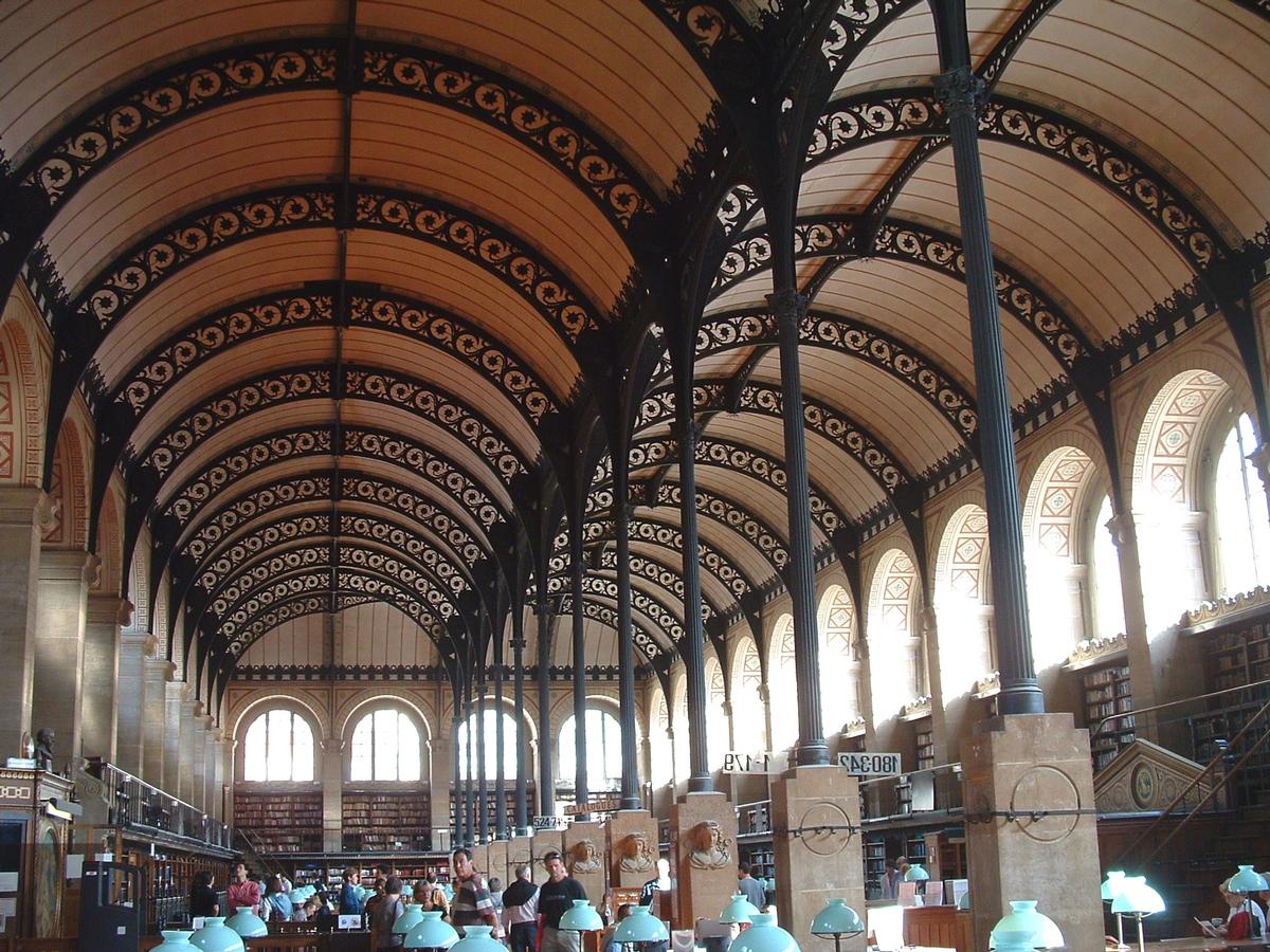 Bibliothèque Sainte-Geneviève - Salle de lecture 