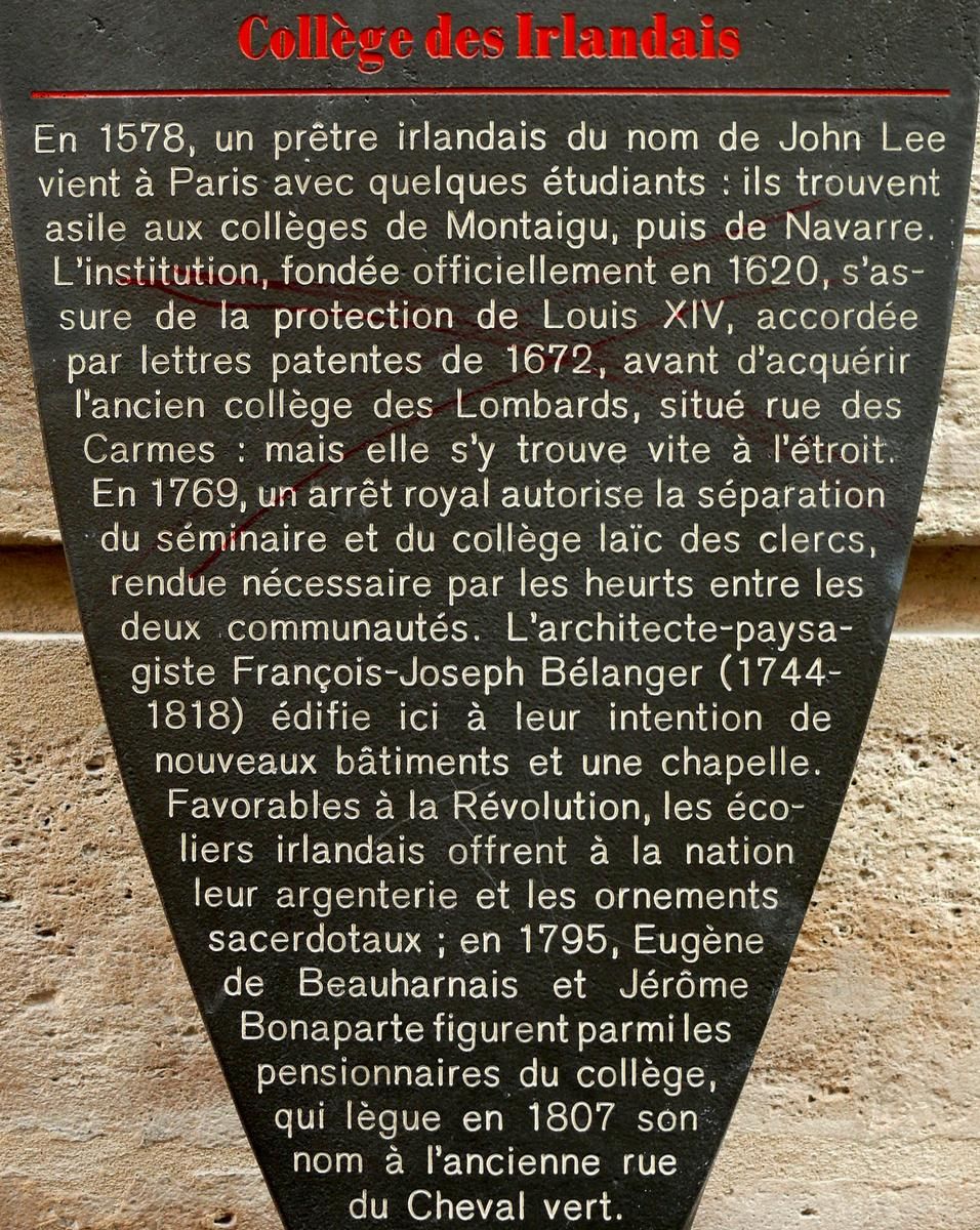 Paris - Collège des Irlandais 