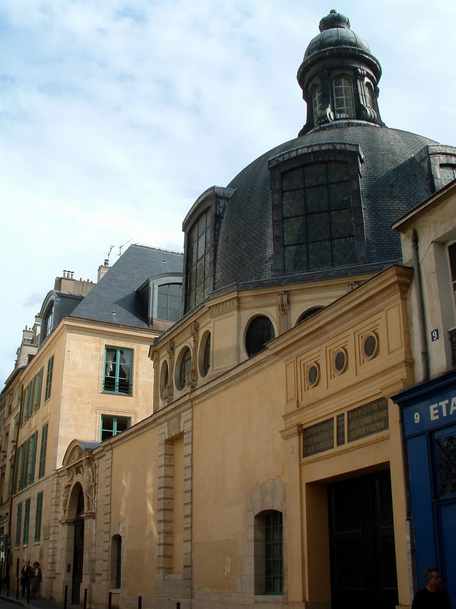 Paris - Ancienne académie de chirurgie (5, rue de l'Ecole-de-Médecine) - Ensemble 