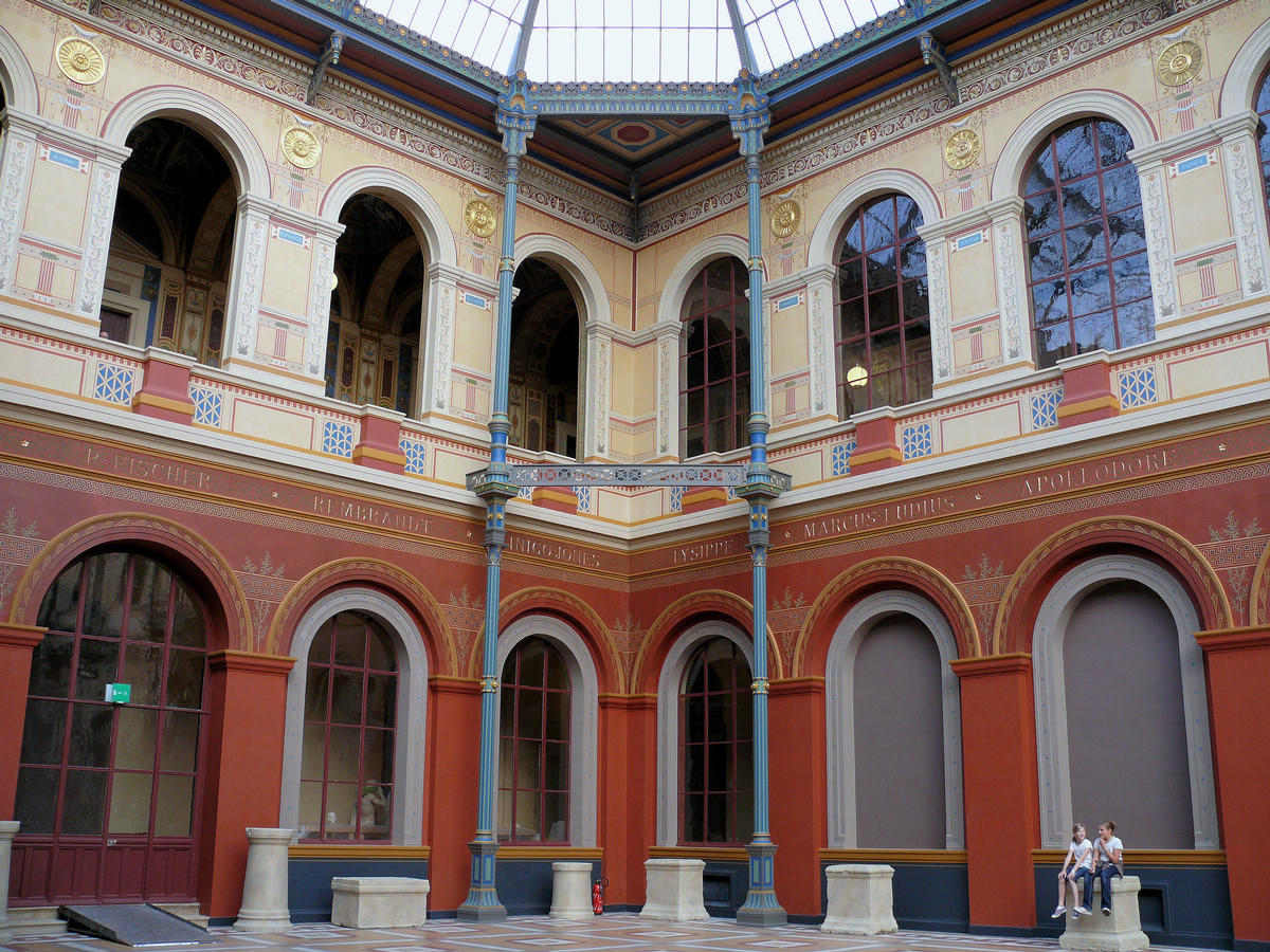 Ecole nationale supérieure des Beaux-Arts - Palais des études - Cour vitrée 