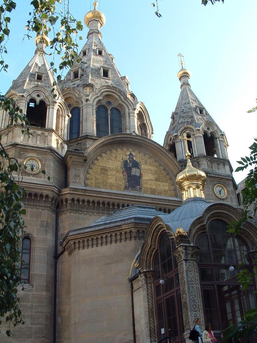 Cathédrale Saint-Alexandre-Nevski - Façade - Ensemble 