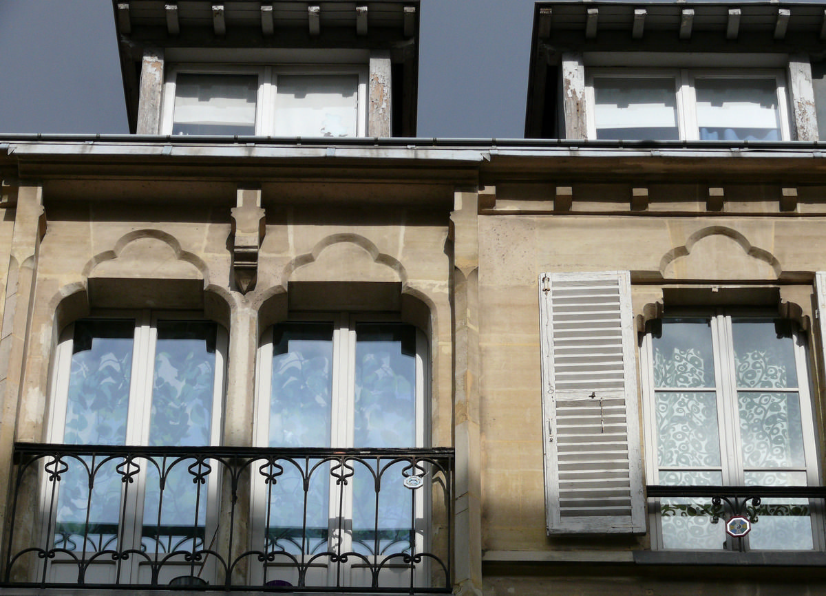 Paris 8ème arrondissement - Immeuble 28 rue de Liège - Détail 