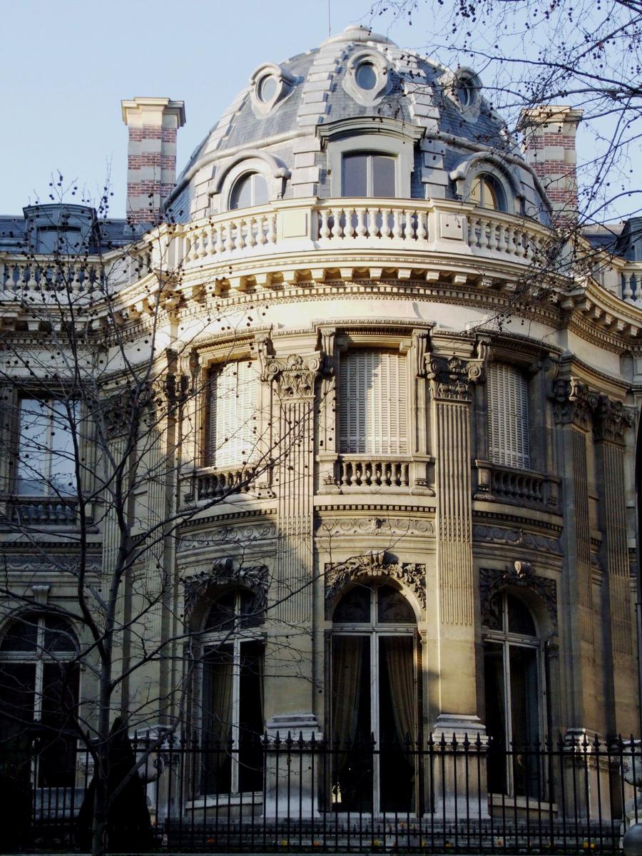 Paris - 8ème arrondissement - Musée Jacquemart-André vu du boulevard Haussmann 