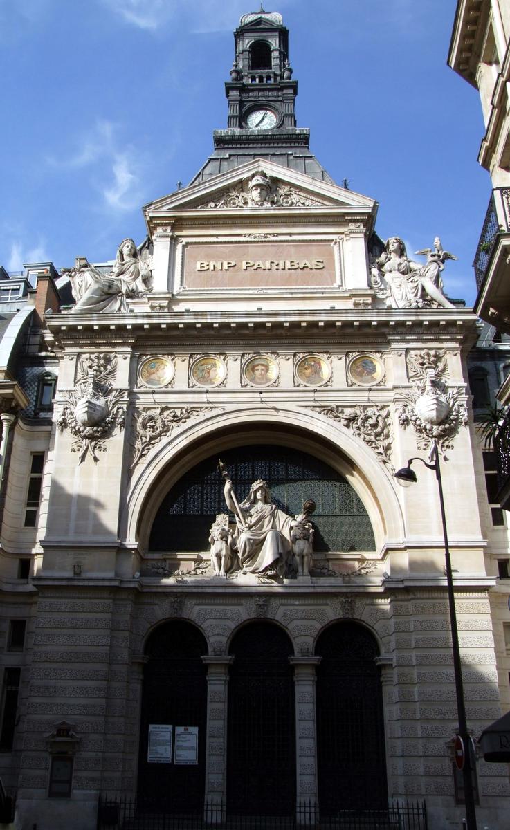 Comptoir National d'Escompte de Paris (14 rue Bergère) - Entrée principale 
