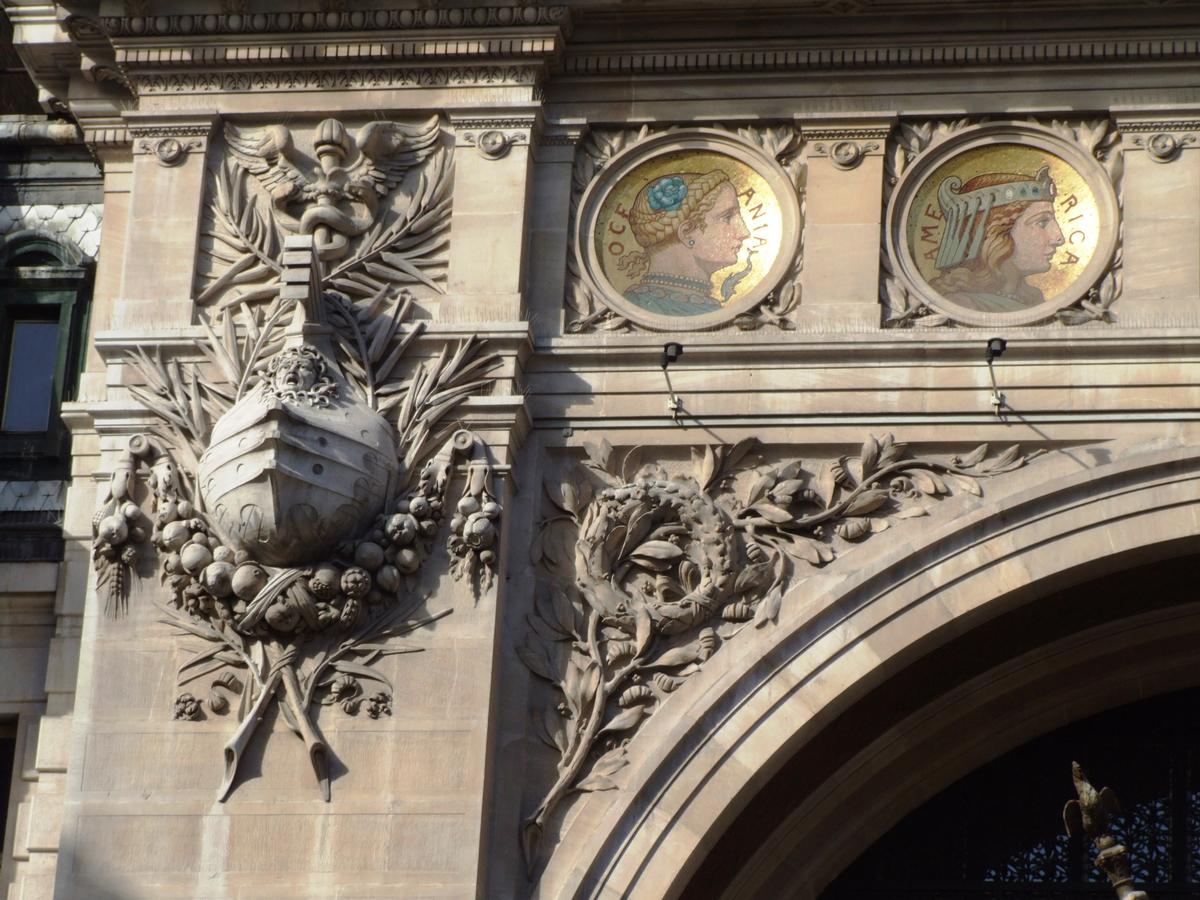 Comptoir National d'Escompte de Paris (14 rue Bergère) - Entrée principale 