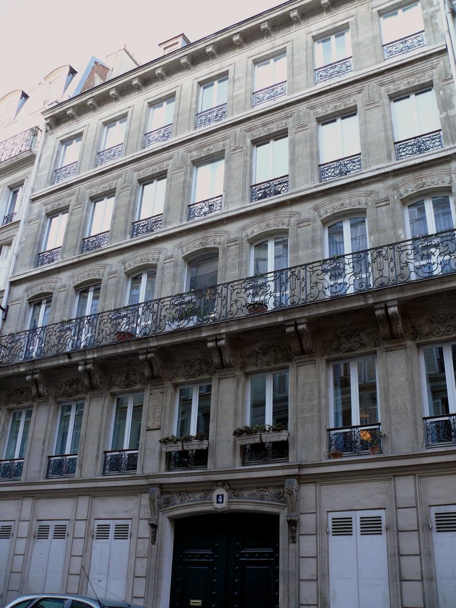 Immeuble 4 rue de Calais (Paris ( 9 th ), 1856) | Structurae