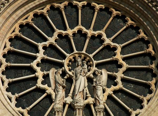 Notre-Dame de ParisNotre Dame et la rose occidentale 