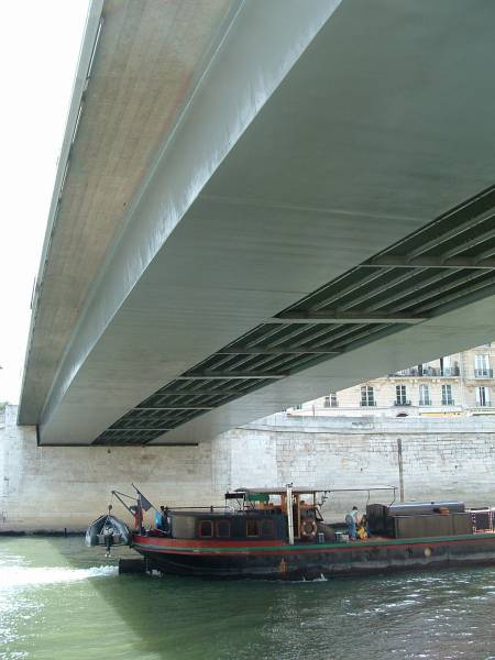 Pont Saint-Louis, Paris.Sous-face du tablier 