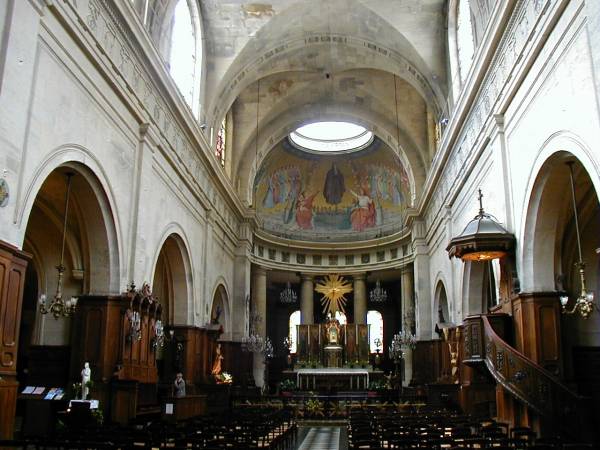 Eglise Sainte-Elisabeth, Paris.Nef 