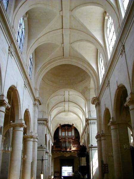 Eglise Saint-Jacques-le-Haut, Paris.Vaisseau central 