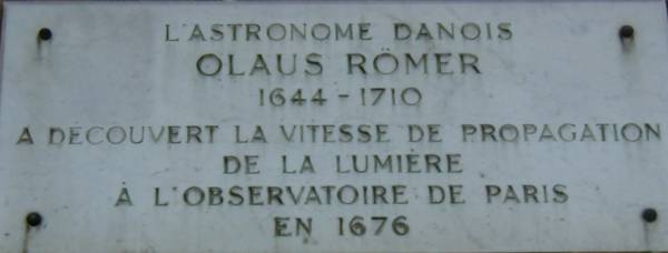 Observatoire de ParisPlaque commémorative 