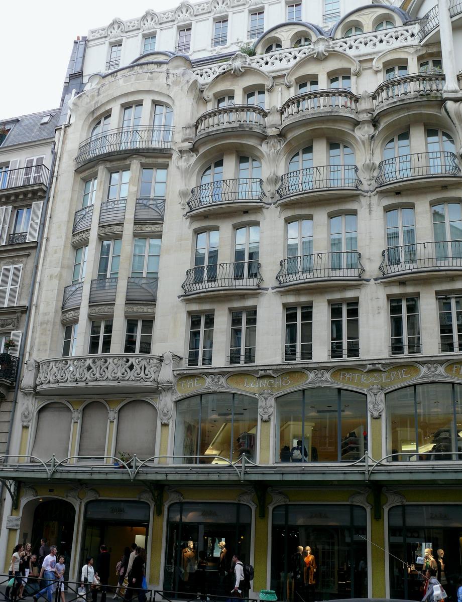 Immeuble Félix Potin - Façade sur la rue de Rennes 