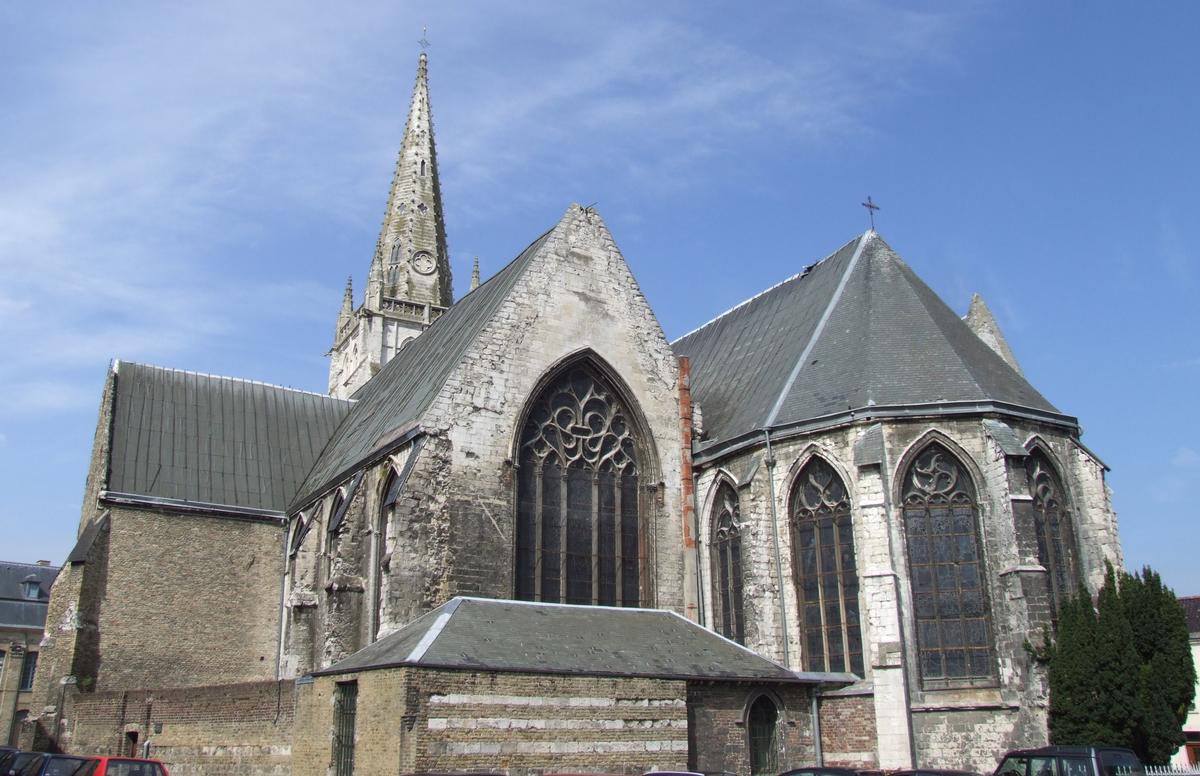 Saint-Omer - Eglise du Saint-Sépulcre - Chevet 