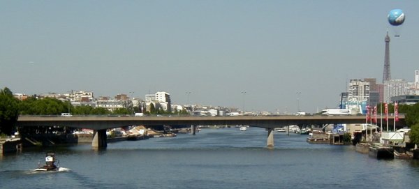 Pont aval du Boulevard périphérique à Paris 