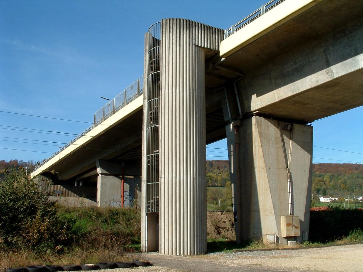 Pont-à-Mousson, second bridge across the Moselle 