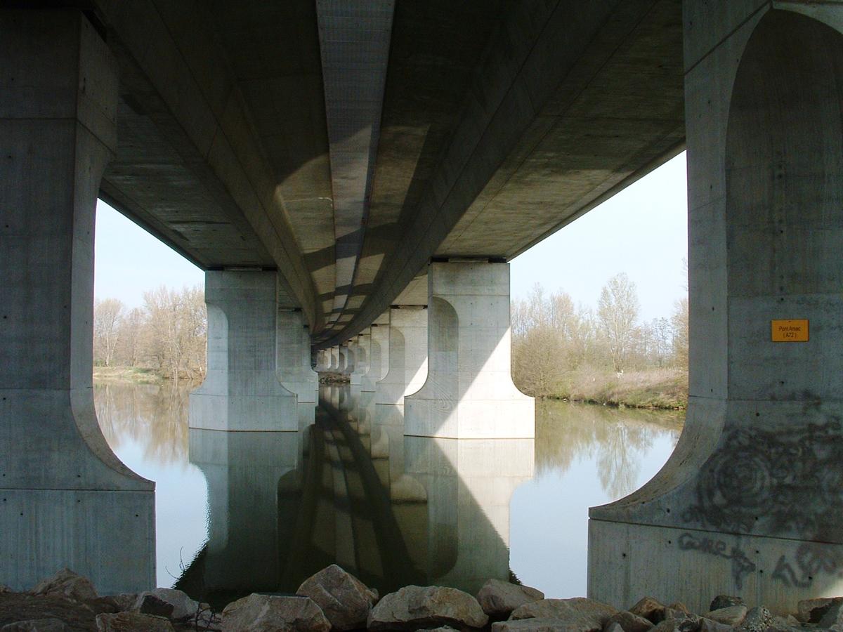 Arsac Bridge, near Andrézieux-Bouthéon (Autoroute A72) 