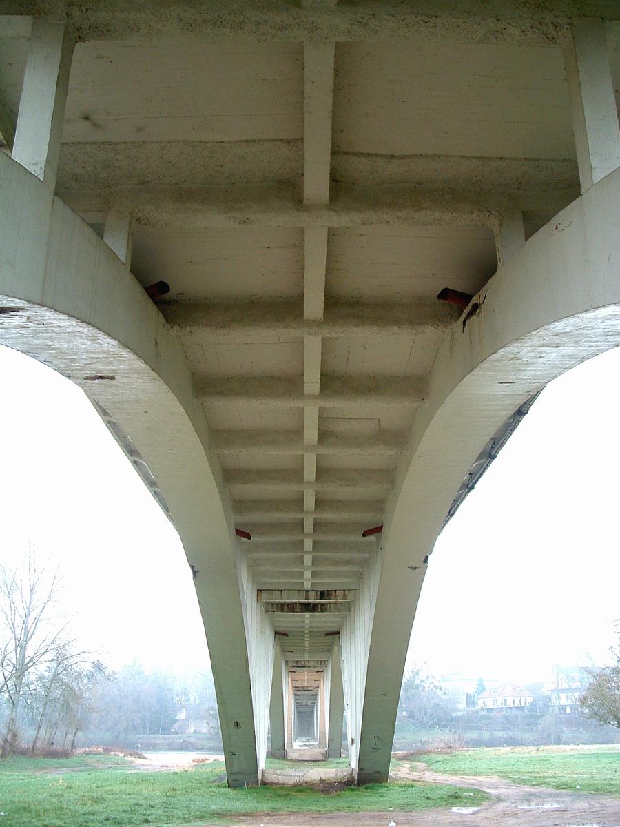 Pont du Fourneau - Sous-face du tablier 