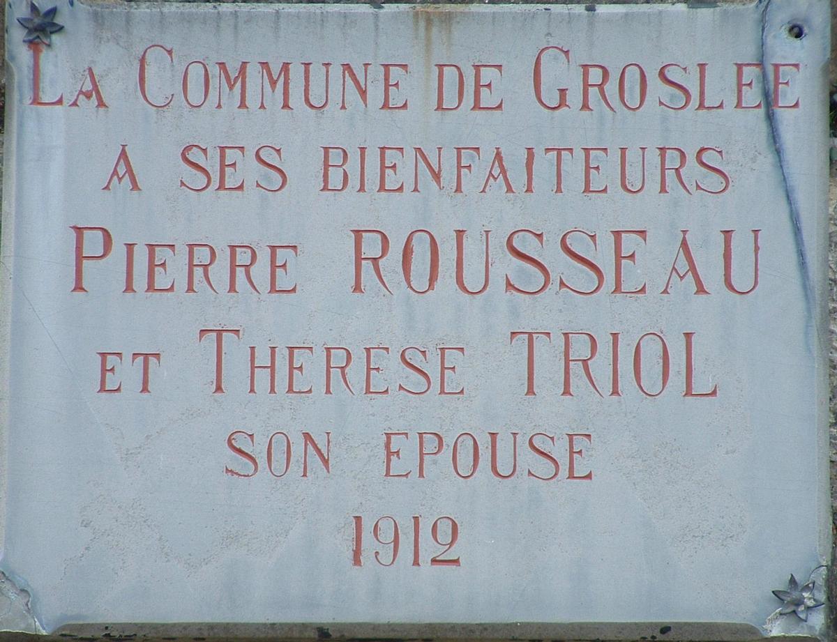 Pont de Groslée sur le Rhône - Plaque commémorative 