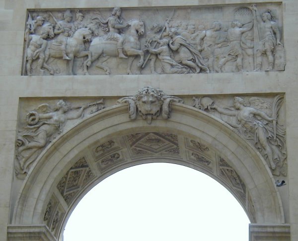 Porte Saint-Denis.Détail 