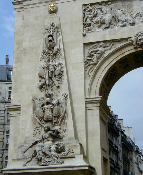 Porte Saint-Denis.Détail 