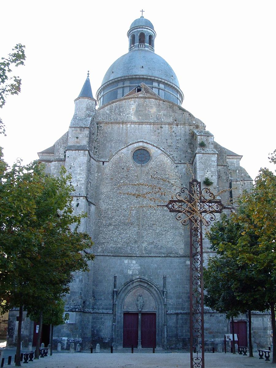 Provins - Eglise Saint-Quiriace - Façade occidentale 