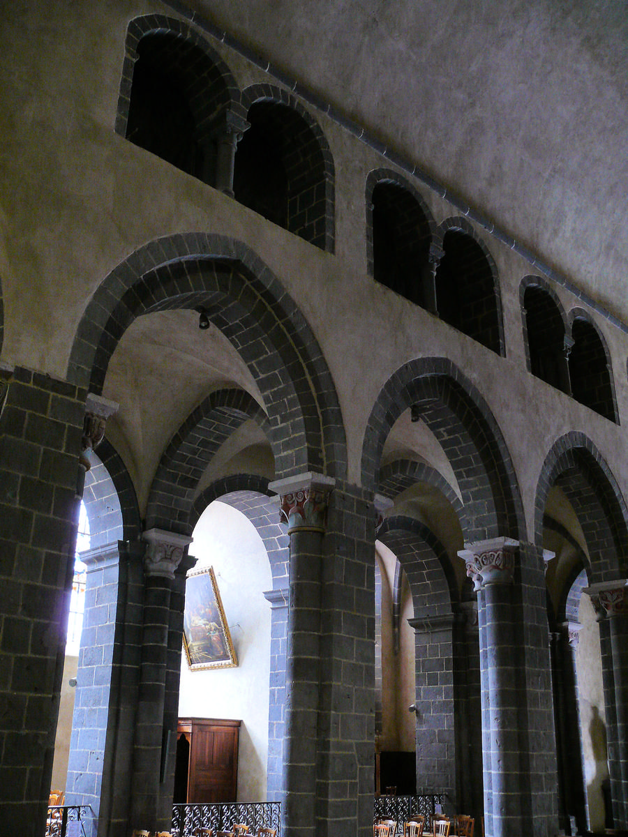 Riom - Basilique Saint-Amable - Nef - Elévation 