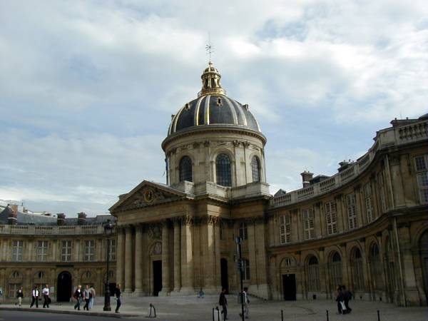 Collège des Quatre-Nations, Paris.Façade côté Louvre 