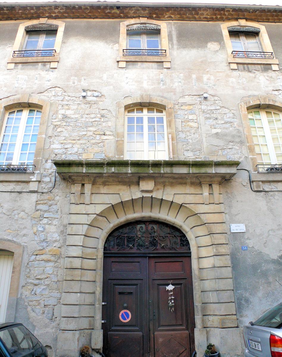 Villeneuve-de-Berg - Hôtel 58 Grande-Rue 