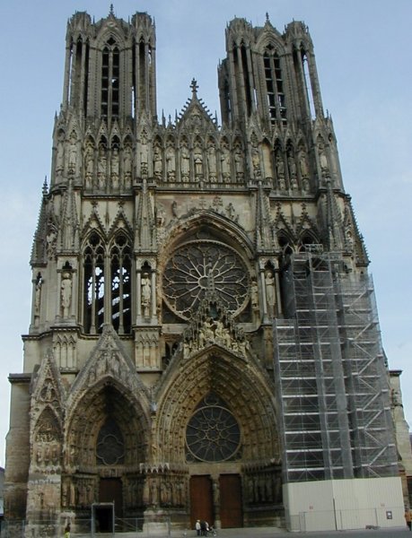 Reims Cathedral: Western façade 