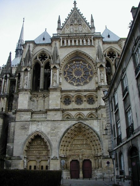 Reims Cathedral.Northern portal 