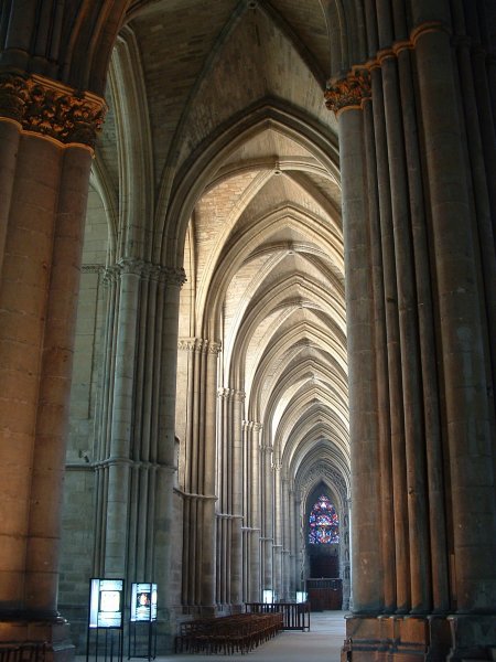 Cathédrale de ReimsBas côté droit de la nef 