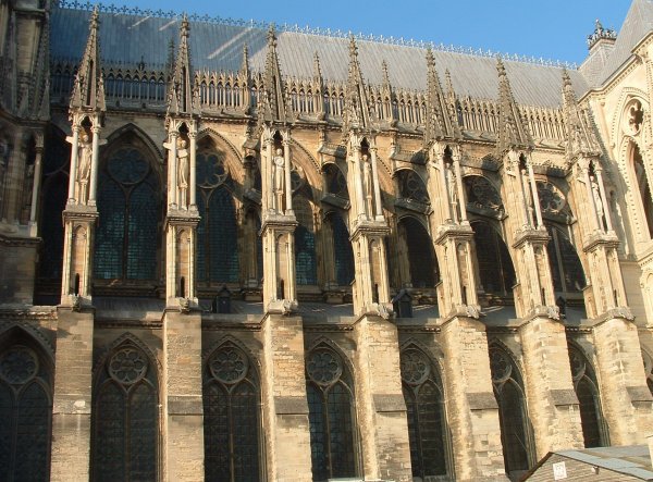 Cathédrale de ReimsElévation extérieure de la nef 