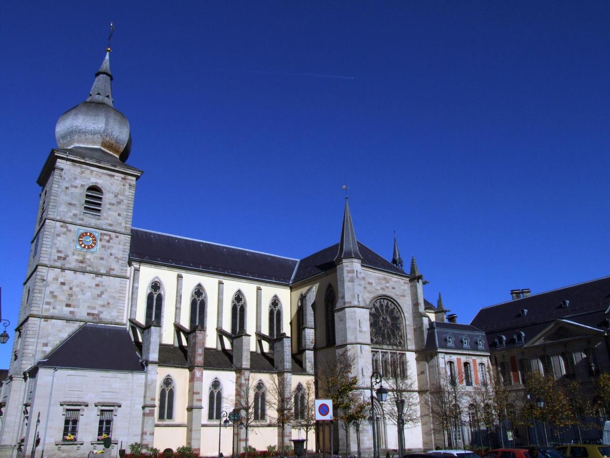 Remiremont - Ancienne abbatiale Saint-Pierre - Ensemble 