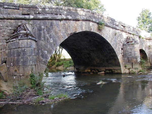 Roman Bridge or Pont de Prégibert at Rolampont 