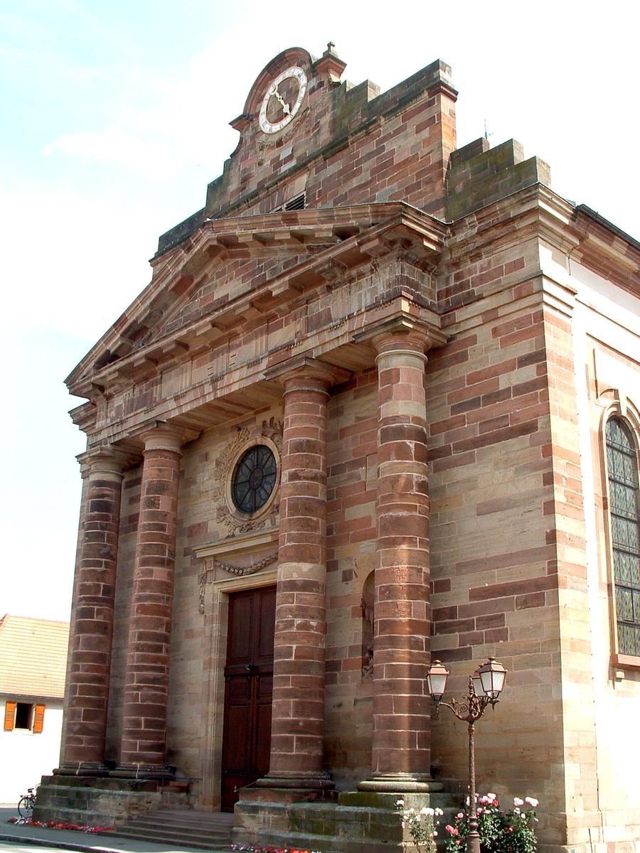 Rosheim - Eglise Saint-Etienne - Façade principale 