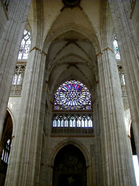 Abbatiale Saint-Ouen à Rouen.Transept 