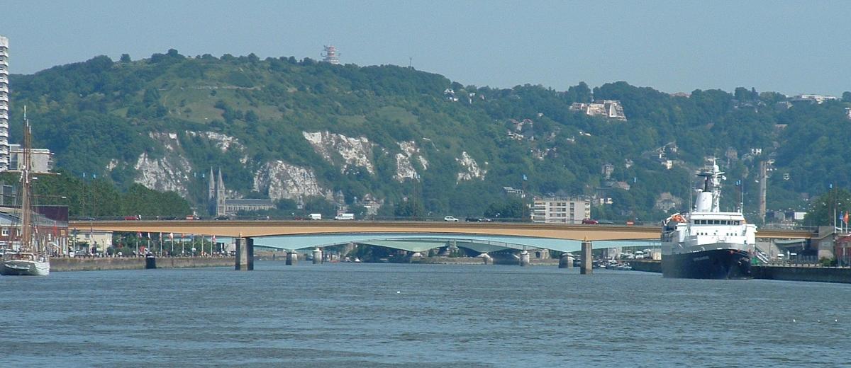Pont Guillaume-le-Conquérant, pont Jeanne-d'Arc, Rouen 