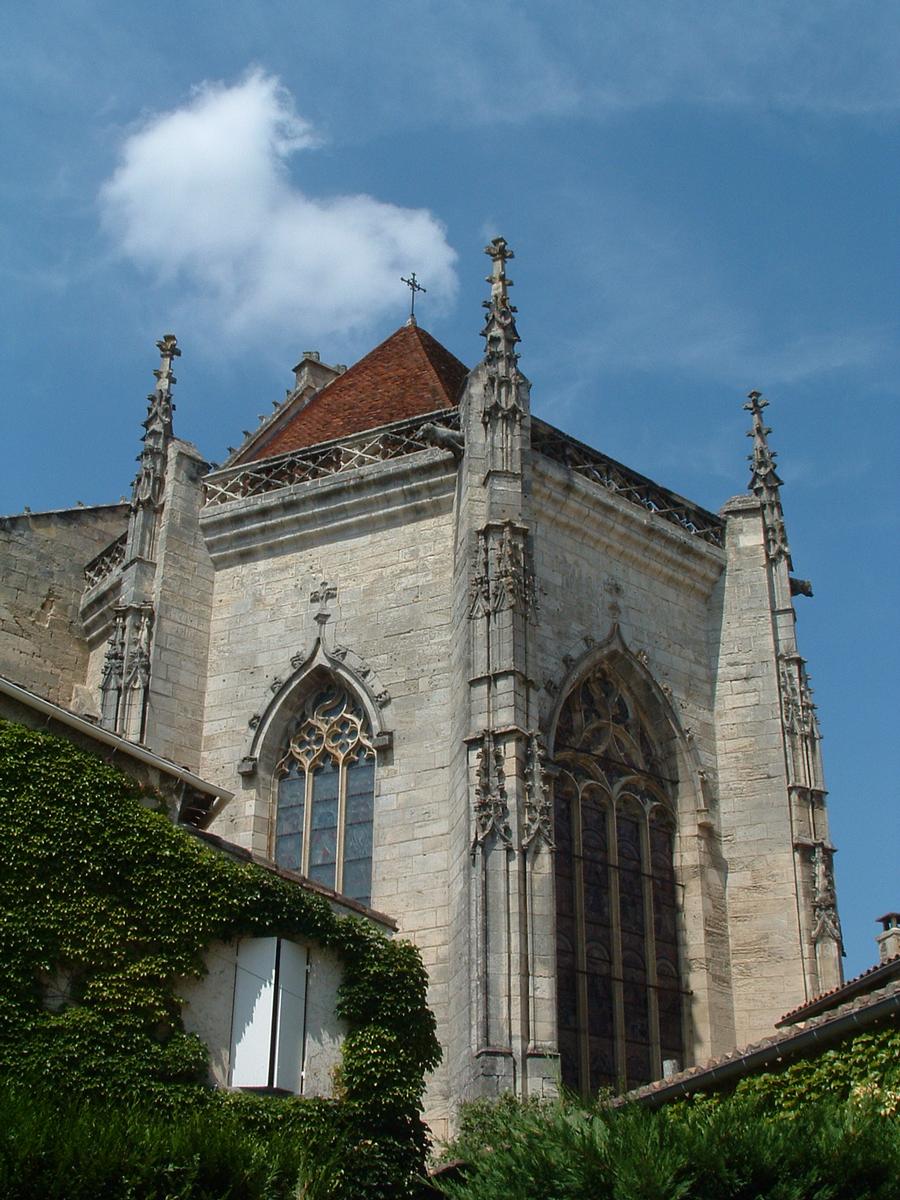 Saint-Emilion - Eglise collégiale - Abside du 15ème siècle 