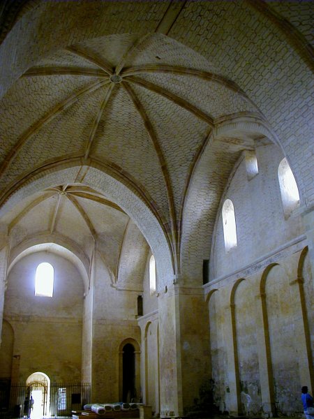 Abbaye de Saint-Avit-Sénieur.Elévation de l'église 