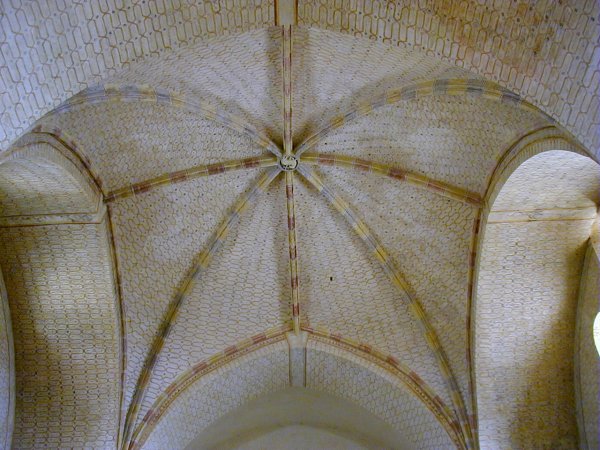 Abbaye de Saint-Avit-Sénieur.Voûte de l'église 