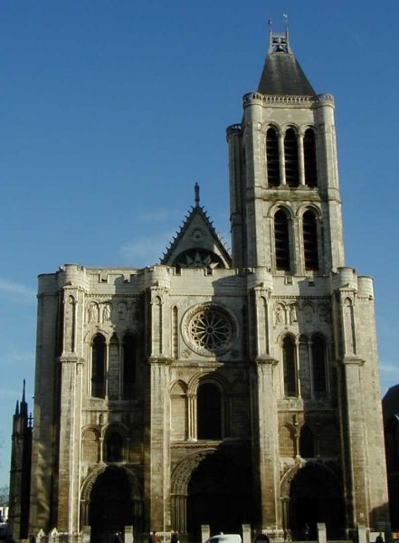 Abbaye de Saint-Denis. Façade occidentale 
