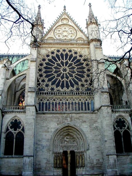 Saint Denis Abbey. Northern portail 