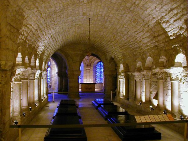 Saint Denis Abbey. Crypt 