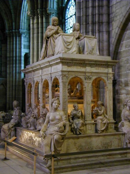 Saint Denis Abbey. Tomb of Louis XII 