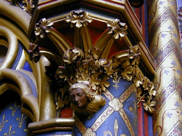 Sainte-Chapelle – Chapelle haute – Detail 